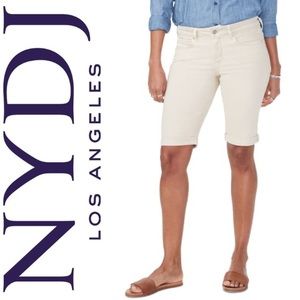 NYDJ Khaki Bermuda Cuffed Short